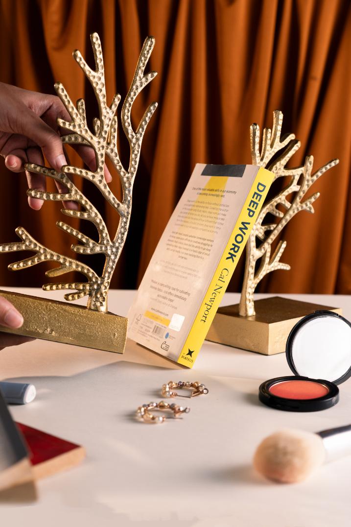Metal Book Ends - Tree of Life
