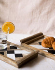 Black & White Serving Tray