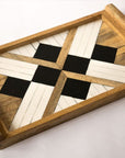 Black & White Serving Tray