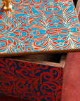 blue red gold