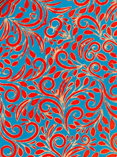 blue red gold