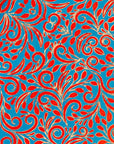 blue red gold