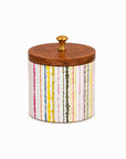 Wooden Canister - Palm Royale
