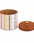 Wooden Canister - Palm Royale