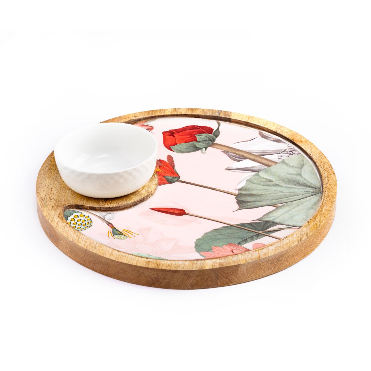Chip and Dip Round (Patterned)