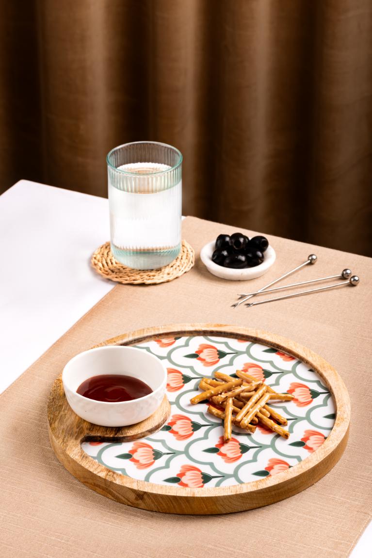 Chip and Dip Round (Patterned)