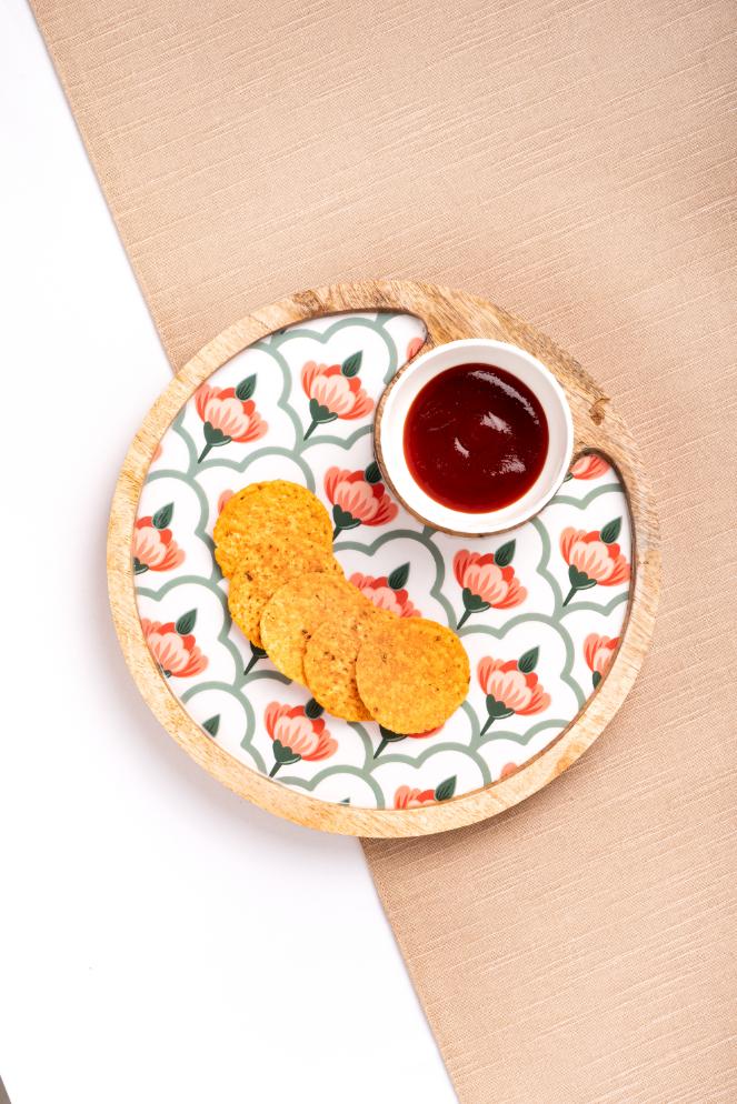 Chip and Dip Round (Patterned)