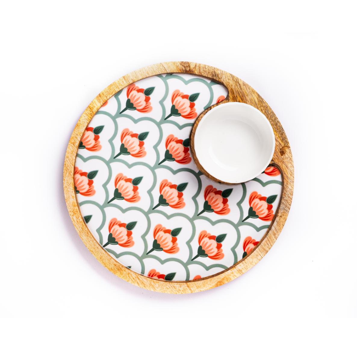 Chip and Dip Round (Patterned)
