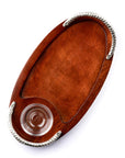 Chip and Dip Plain Oval with Glass Bowl