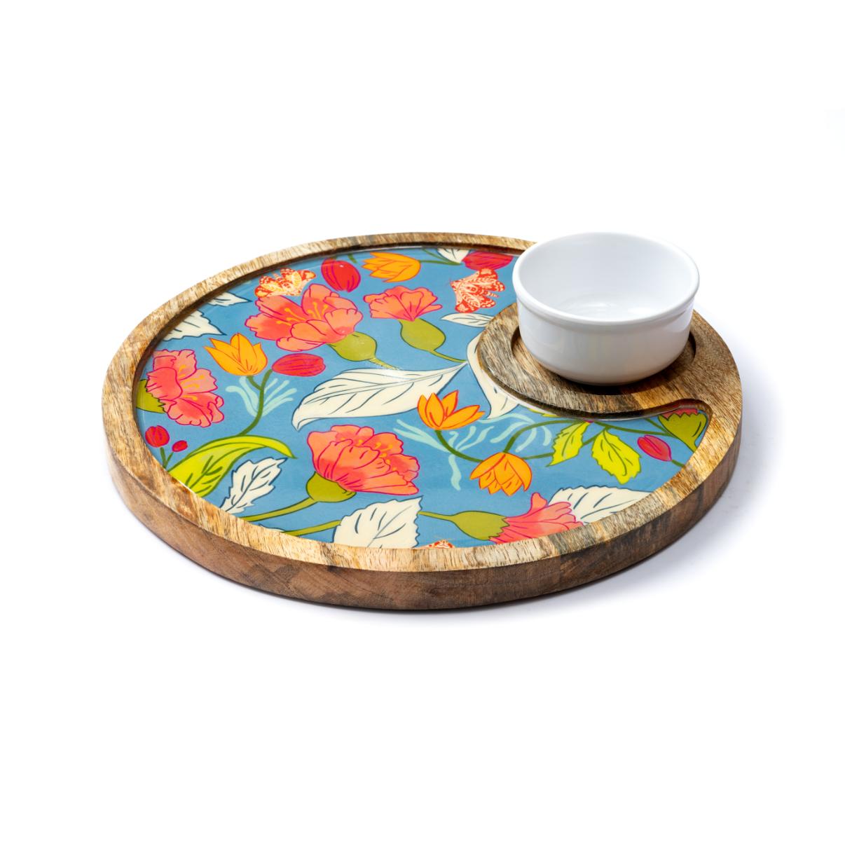 Chip and Dip Round (Patterned)
