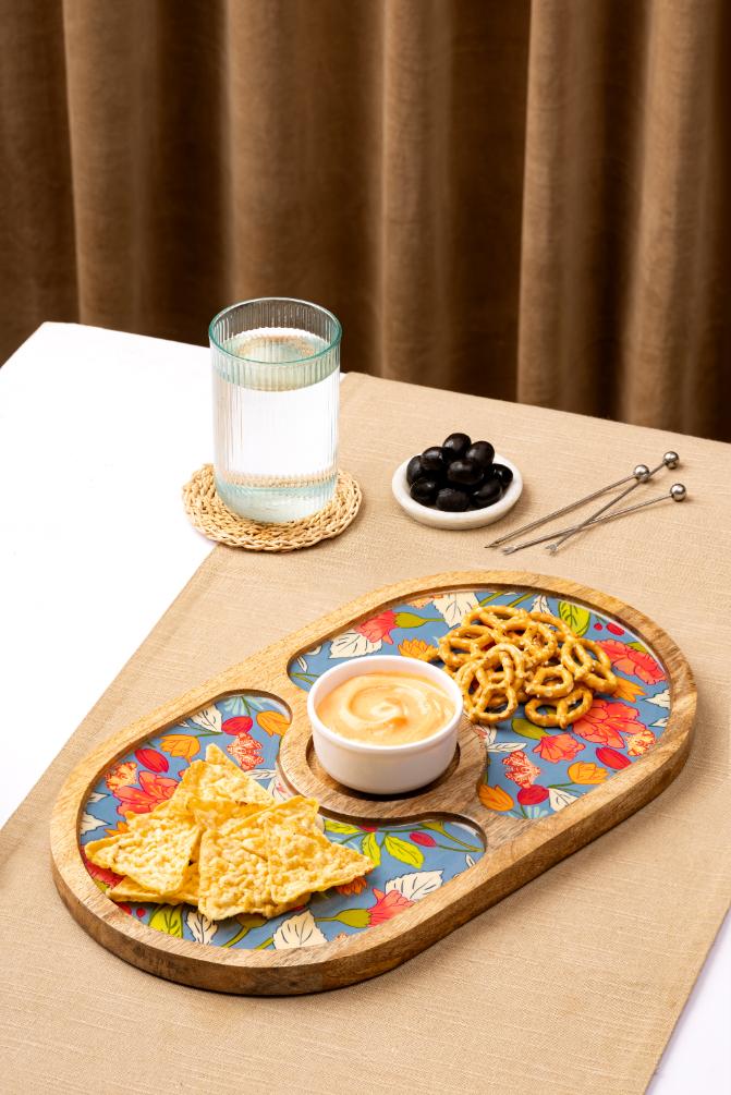 Chip and Dip Oval (Patterned)