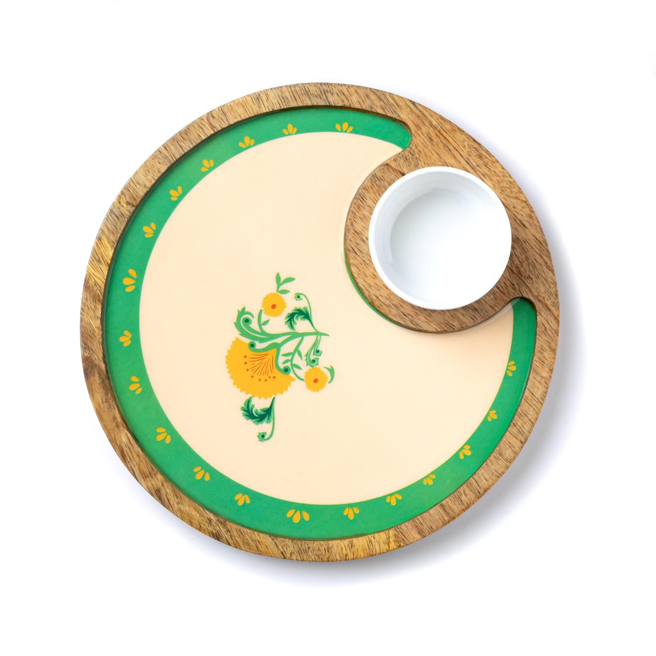 Chip and Dip Round (Patterned)