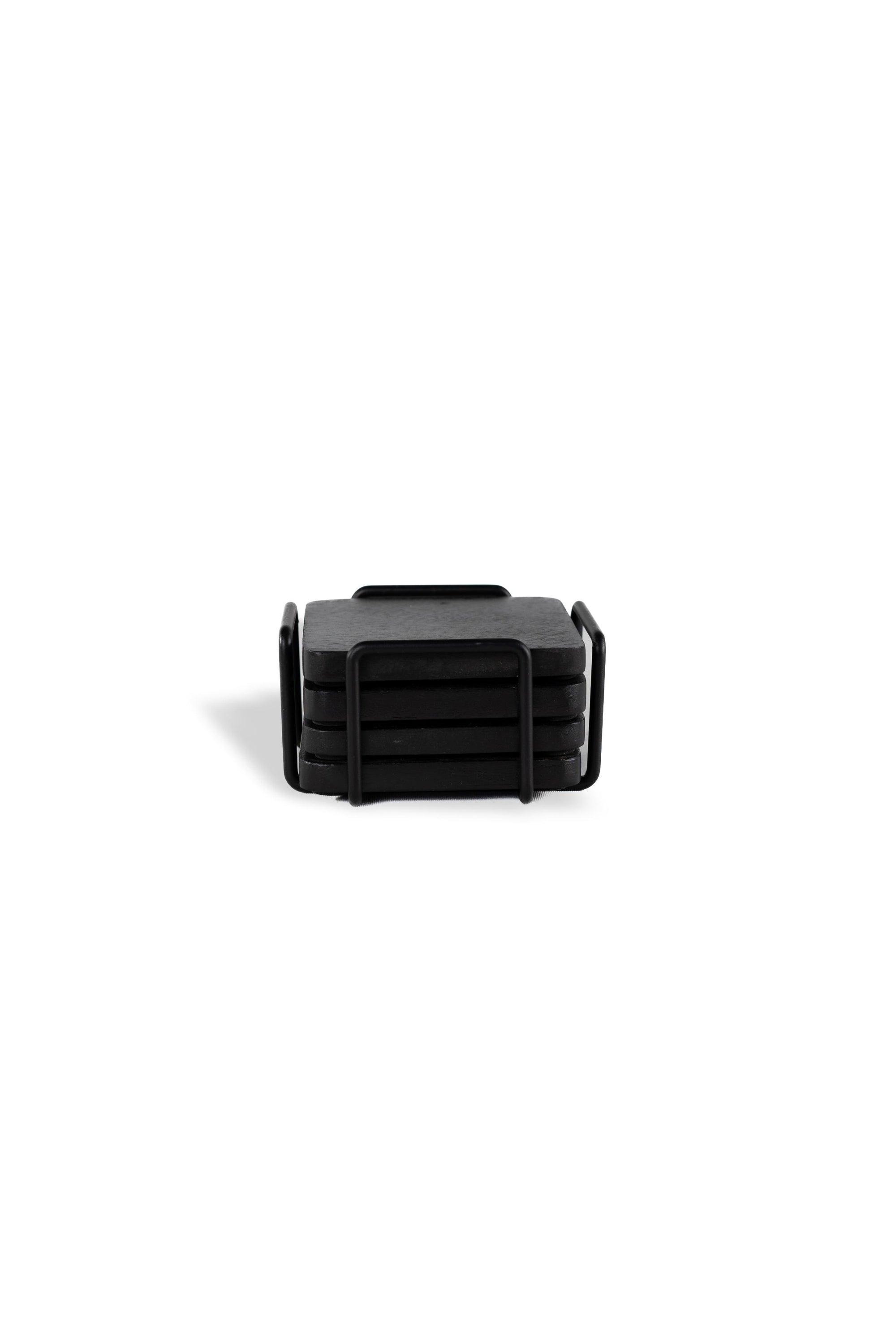 Coasters Wooden Black with stand