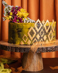 Cake Stand Bark Finish