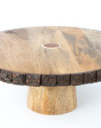 Cake Stand Bark Finish