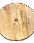 Cake Stand Bark Finish