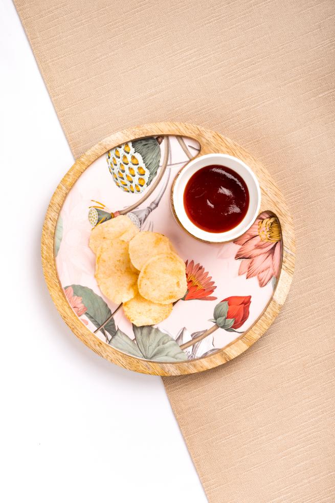 Chip and Dip Round (Patterned)