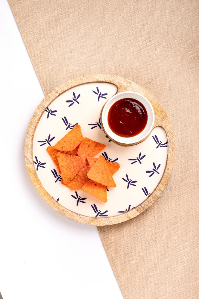 Chip and Dip Round (Patterned)