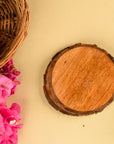 Coasters Wooden Bark