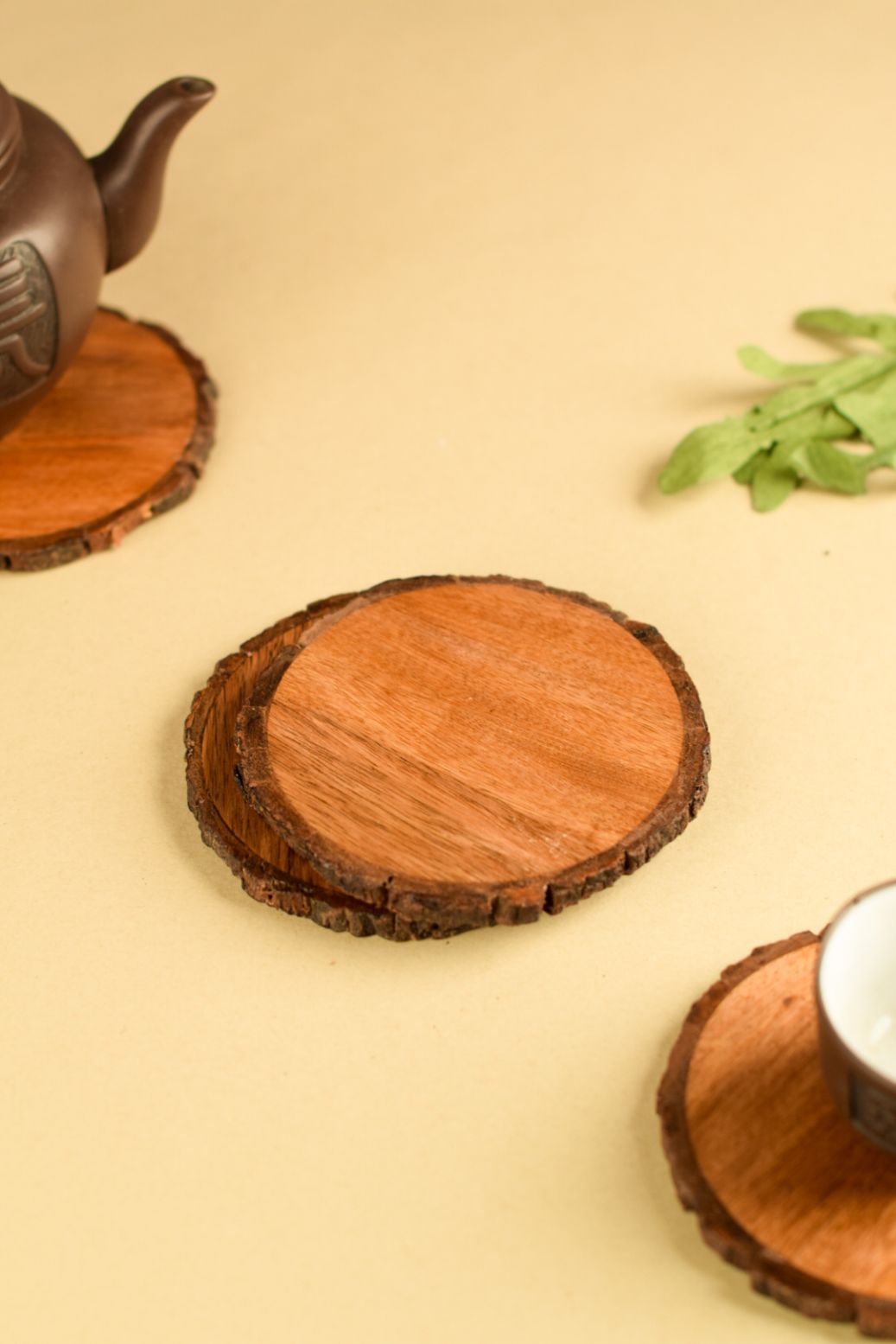 Coasters Wooden Bark