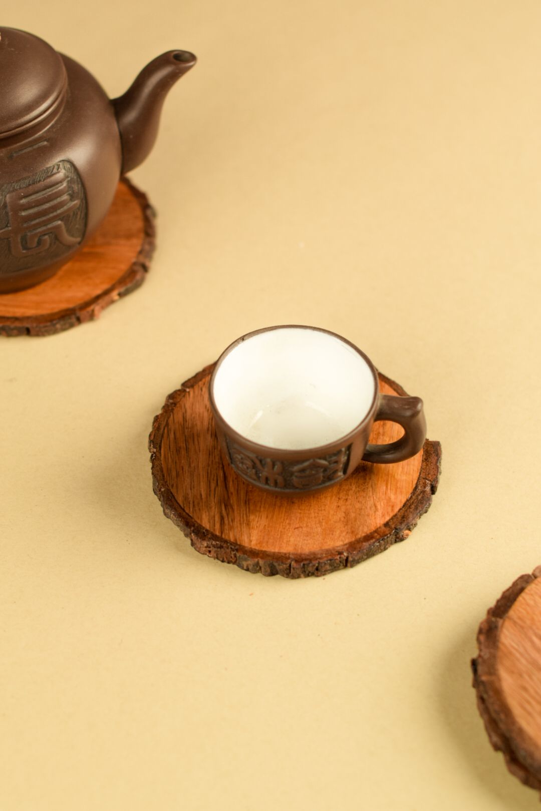 Coasters Wooden Bark