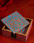 blue red gold