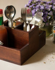 Wooden Condiment Stand Small