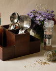 Wooden Condiment Stand Small