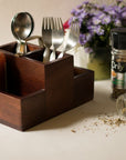 Wooden Condiment Stand Small