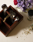 Wooden Condiment Stand Small
