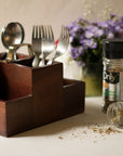 Wooden Condiment Stand Small
