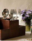 Wooden Condiment Stand Small