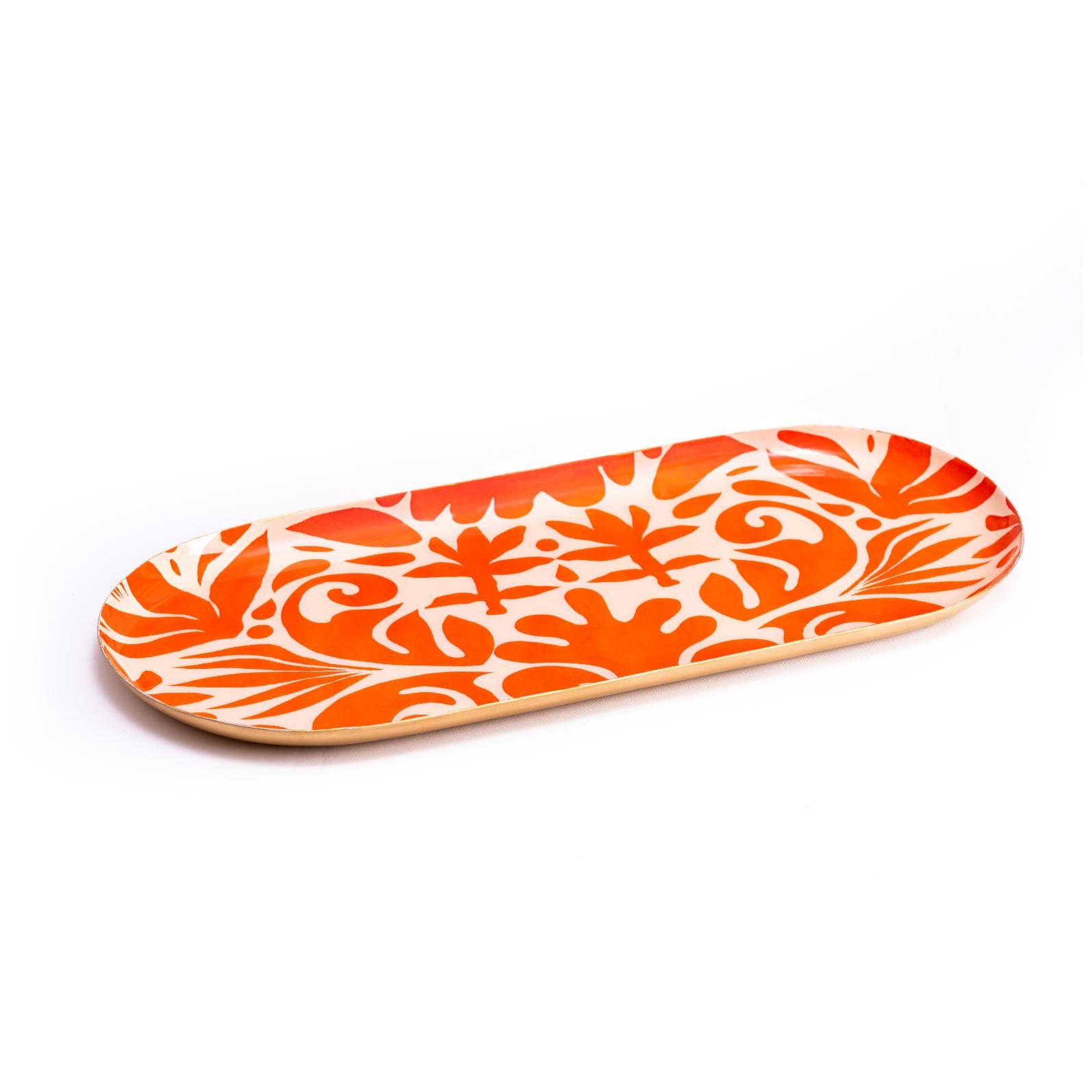 Metal Tile Platter - Oval