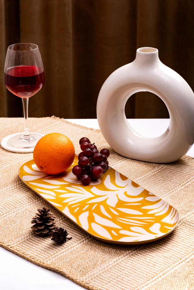 Metal Tile Platter - Oval