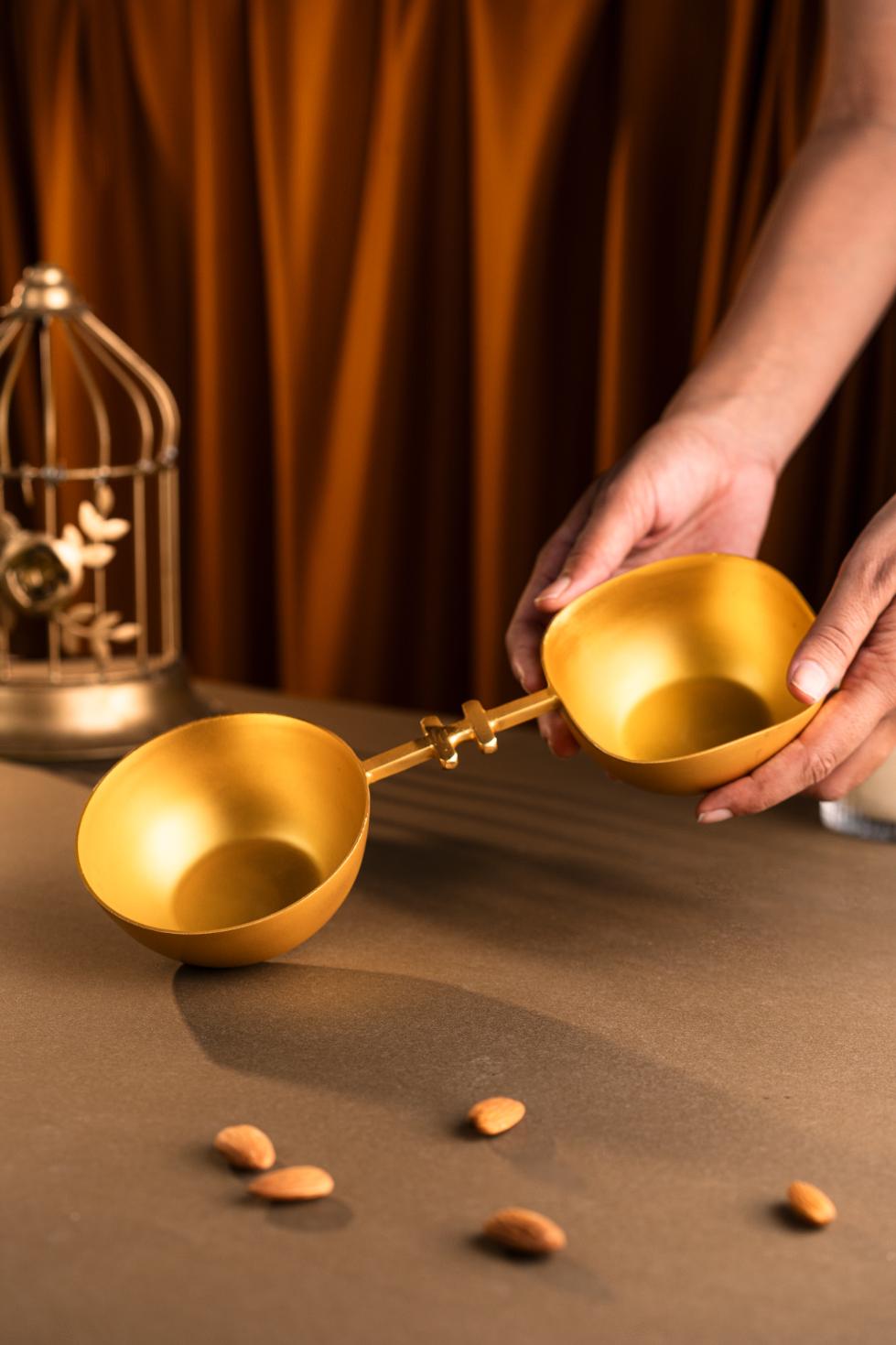 Celestial Gold Nut Bowl