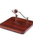 Napkin Holder Wooden Gun Metal