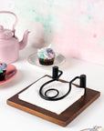 Napkin Holder Black Ring