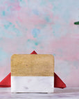 Napkin Holder Marble/Wood