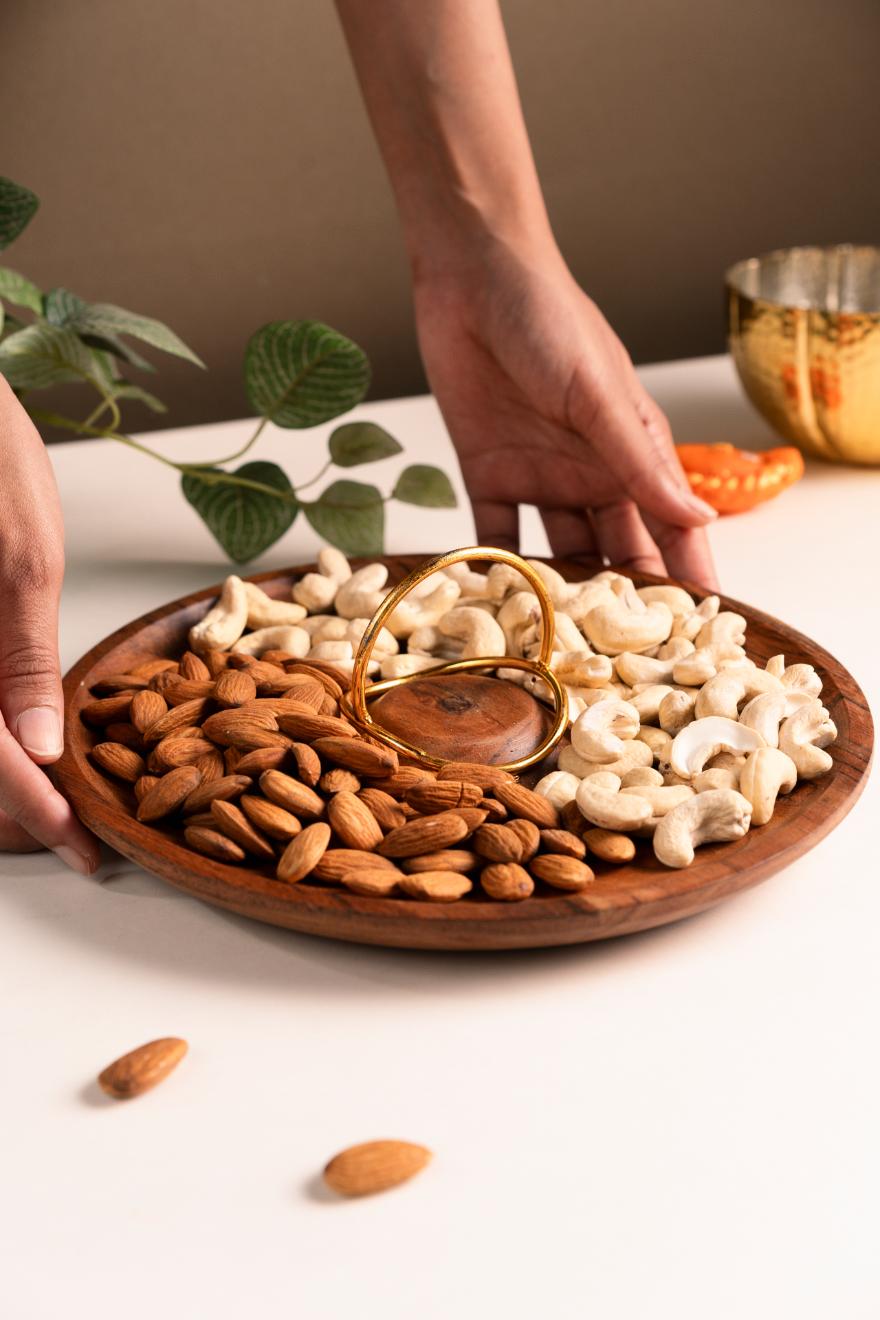 Wooden Platter S Handle
