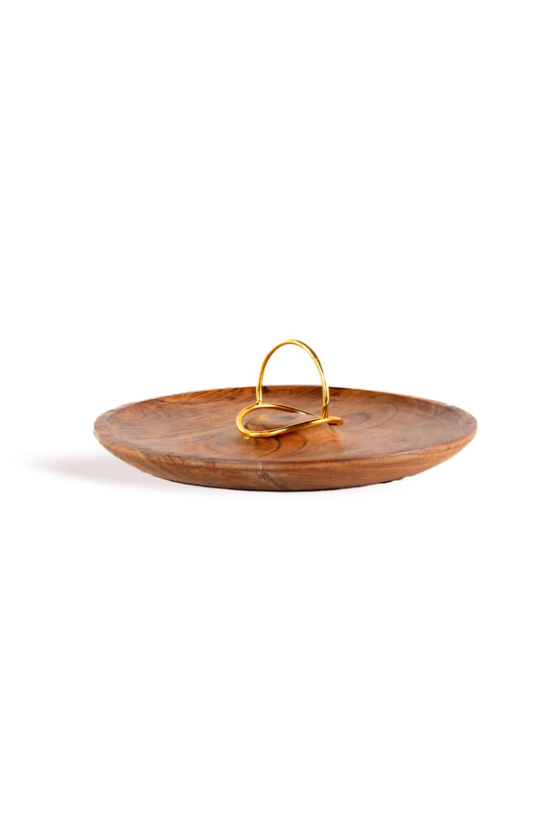 Wooden Platter S Handle