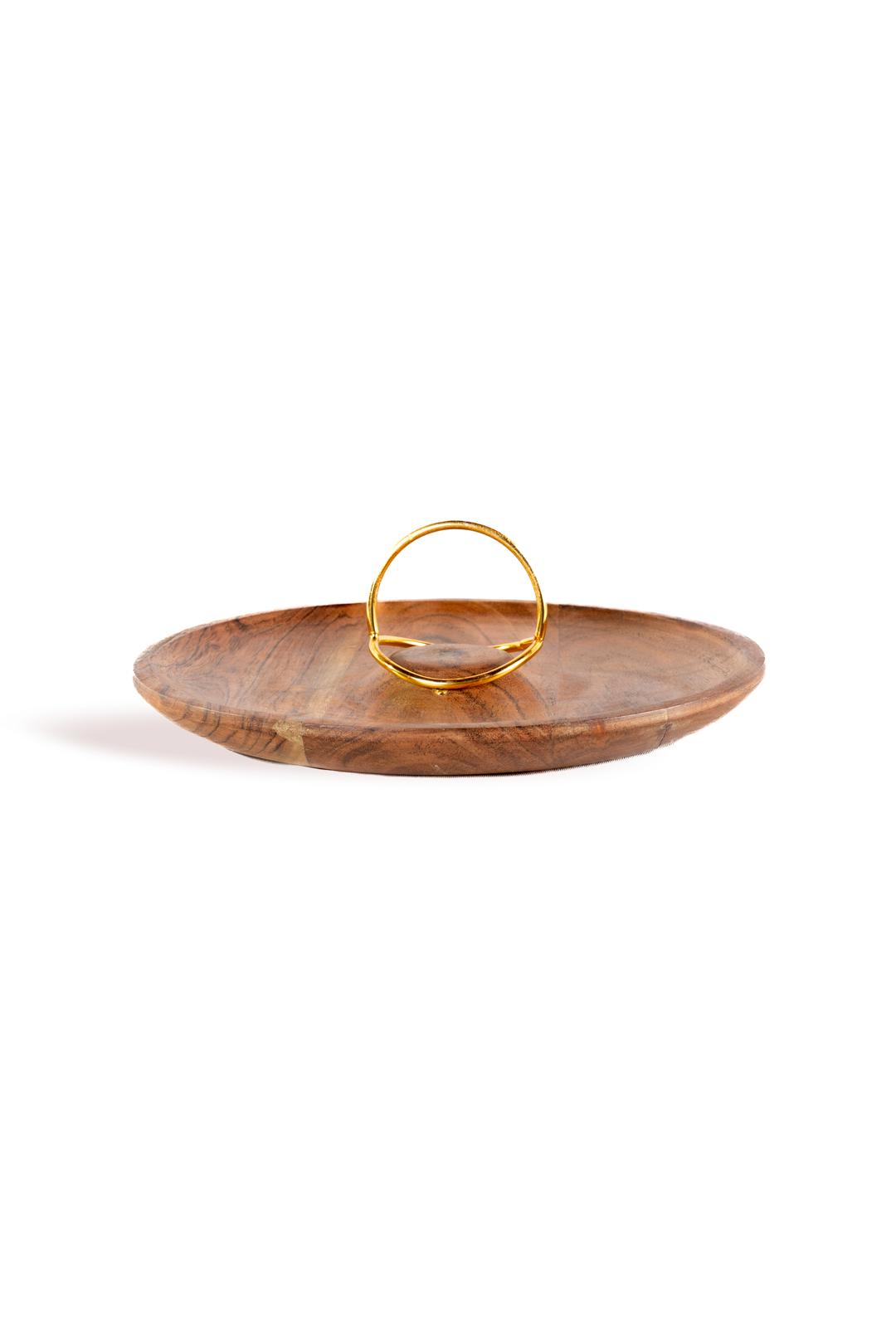 Wooden Platter S Handle