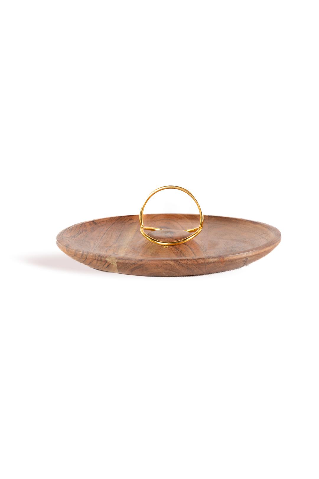 Wooden Platter S Handle