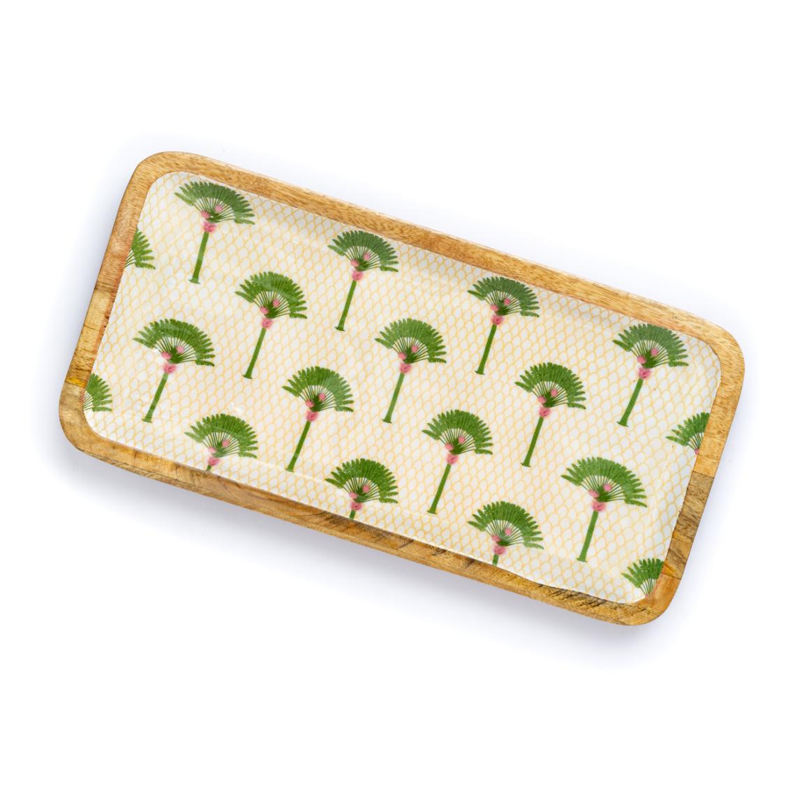 Wooden Platter - Dancing Palms