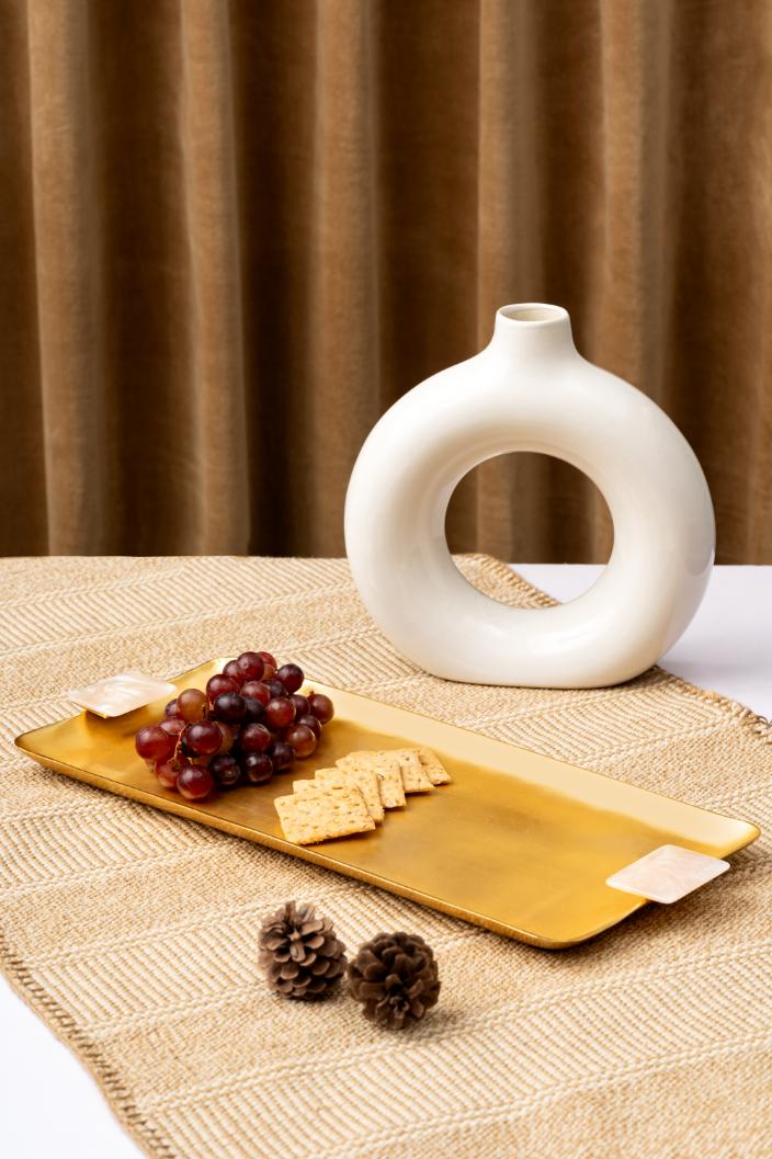 Metal Platter - Celestial Gold Platter