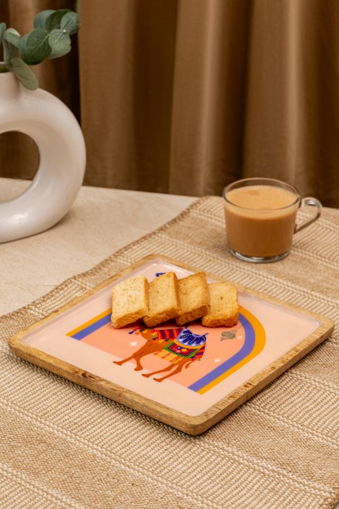Wooden Platter - Moroccon Vibes
