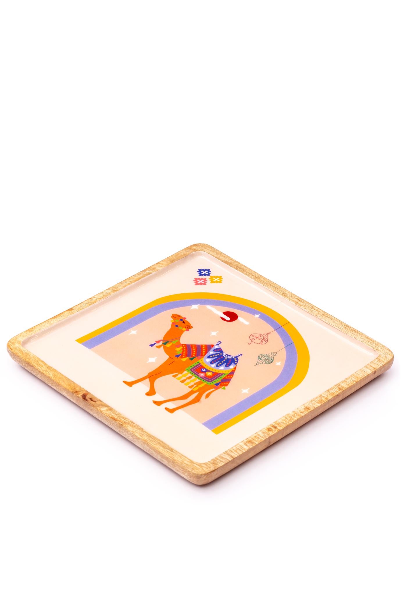 Wooden Platter - Moroccon Vibes