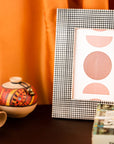 Photo Frame Black+White Resin Checks