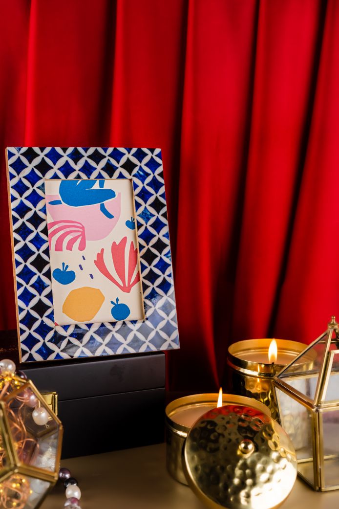 Photo Frame Meena Blue Diamond