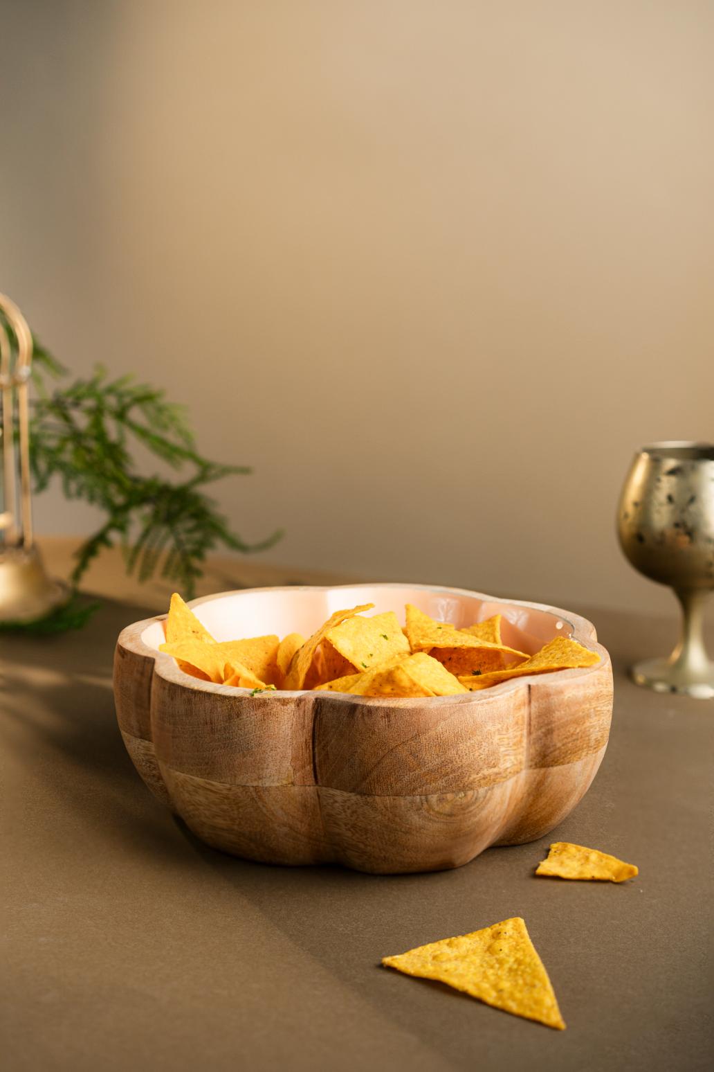 Wooden Bowl Blossom