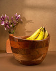 Serving Bowl Wooden Boat